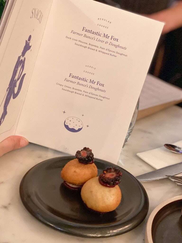 The most amazing Industrialised Fine Dining Experience: Six by Nico 2 Snack dish, Farmer Bunce's Liver & Doughnuts