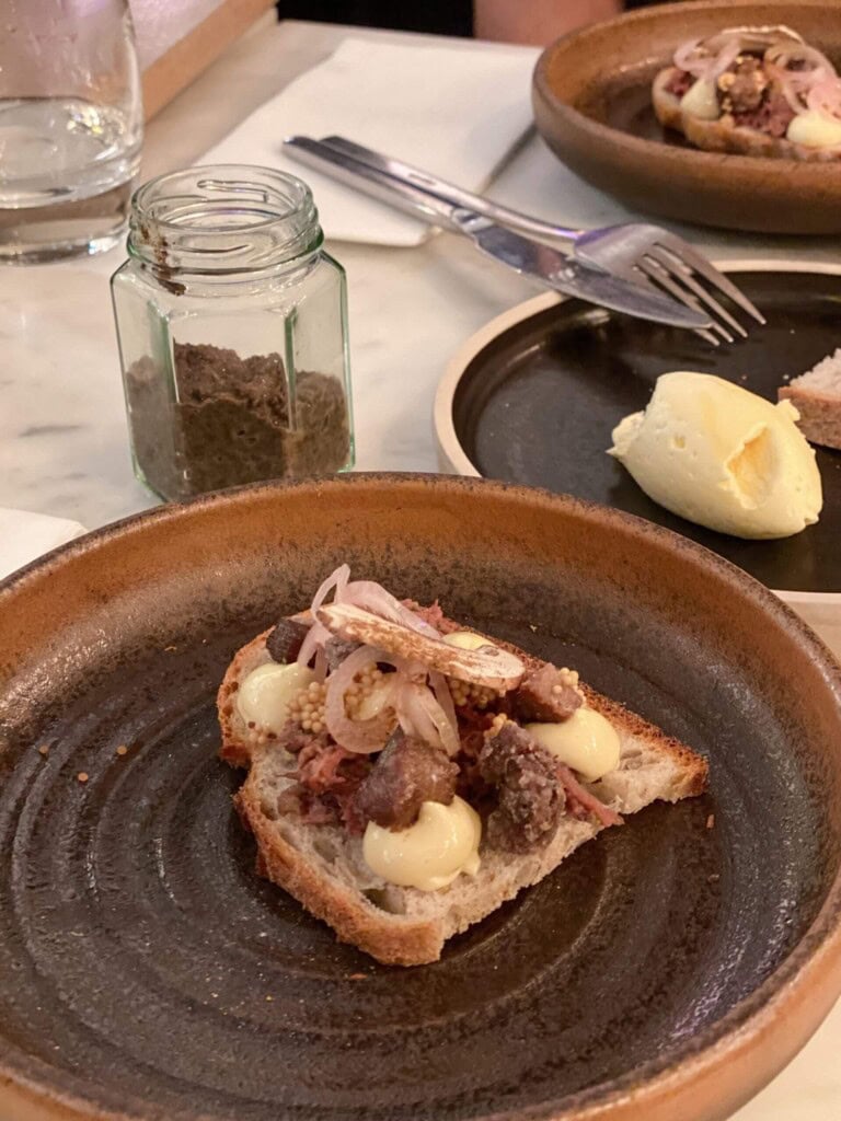 The most amazing Industrialised Fine Dining Experience: Six by Nico 4 Second course - XO marmalade & truffle